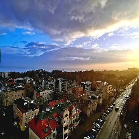Przy Plaży Z Widokiem Na Morze Kwatera prywatna