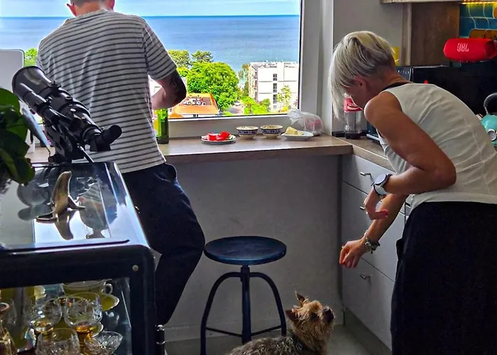 Przy Plazy Z Widokiem Na Morze Habitación en casa particular Sopot